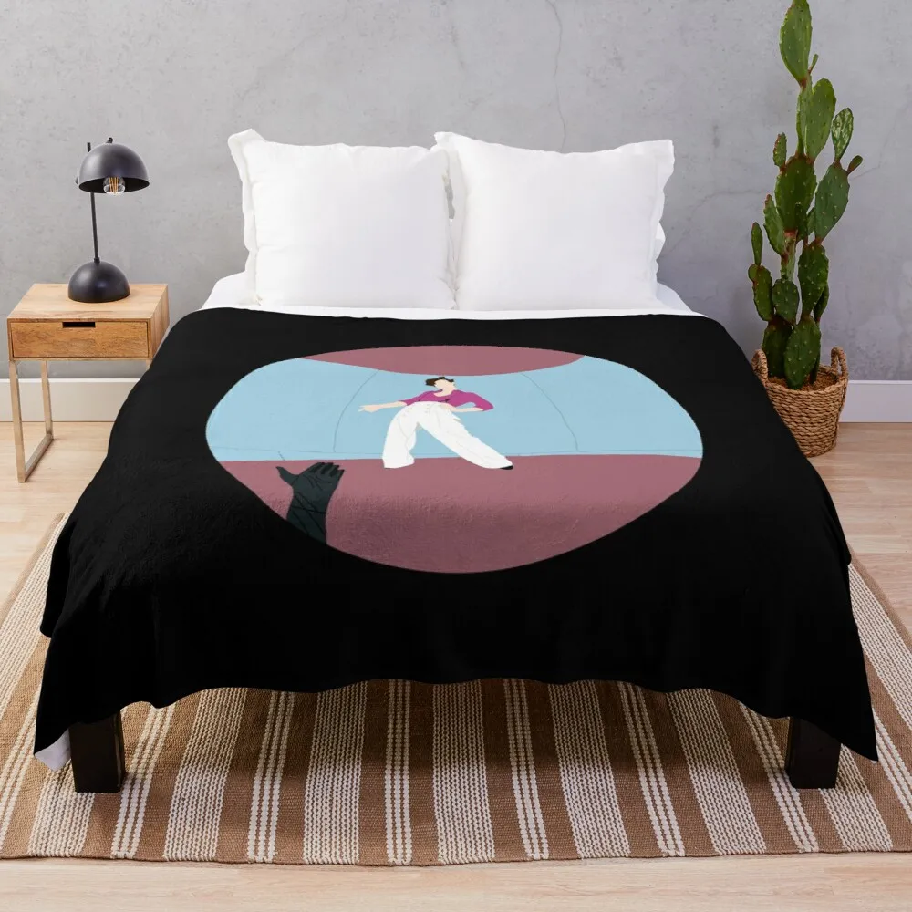 

fine line Throw Blanket Flannel Fabric
