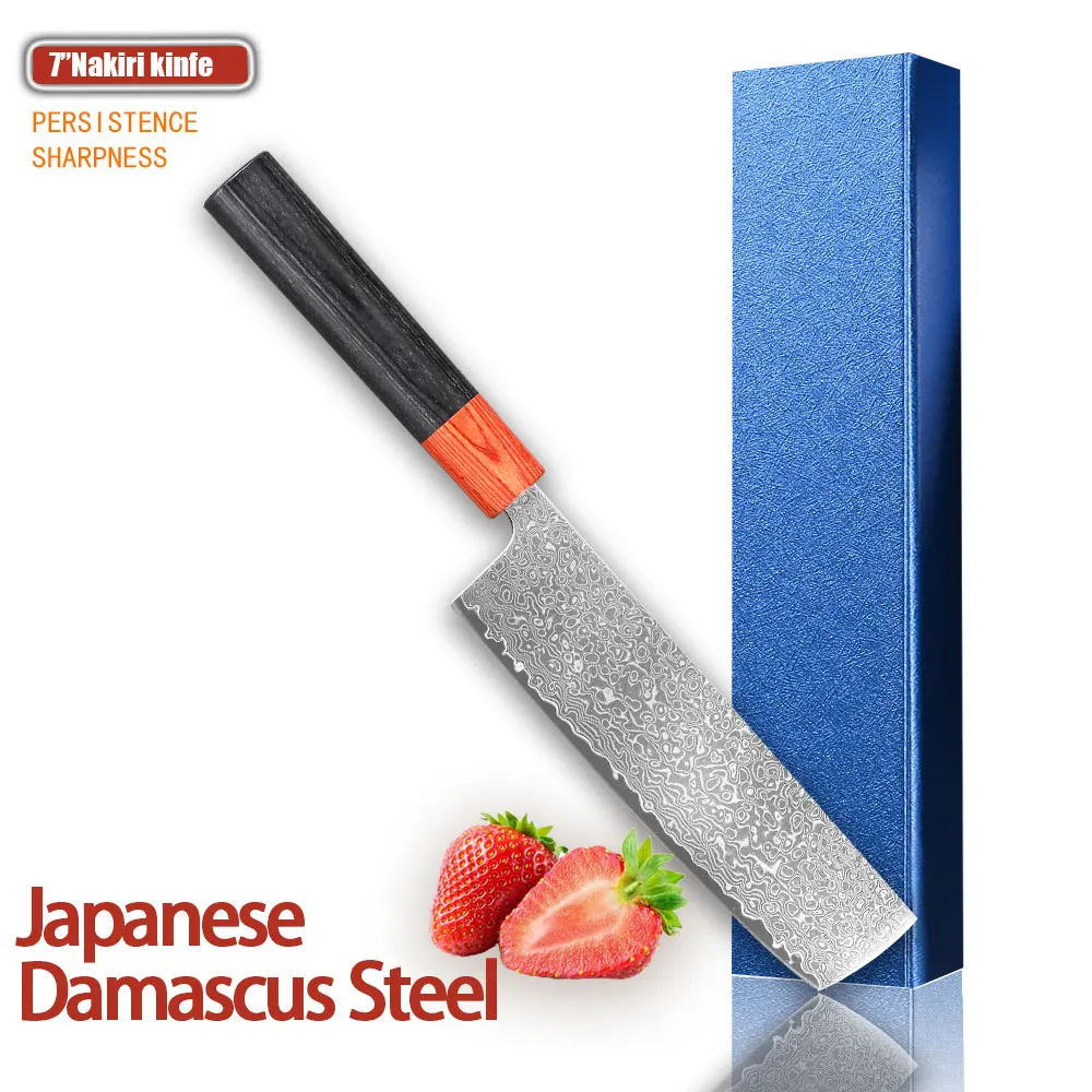 7-дюймовый нож Santoku шеф-повара в японском стиле профессиональный кухонный из