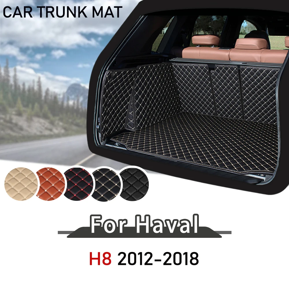 

Full Encirclement Mat Trunk Cushion for Haval H8 2012-2018 Fully Enclosed Car Trunk Mat Full Wrap Tailgate Mat 17 2018 2019 2020