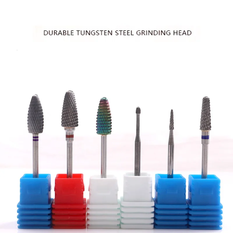 

Фрезы для маникюра и педикюра, вольфрамовые алмазные электрические насадки для удаления гель-лака