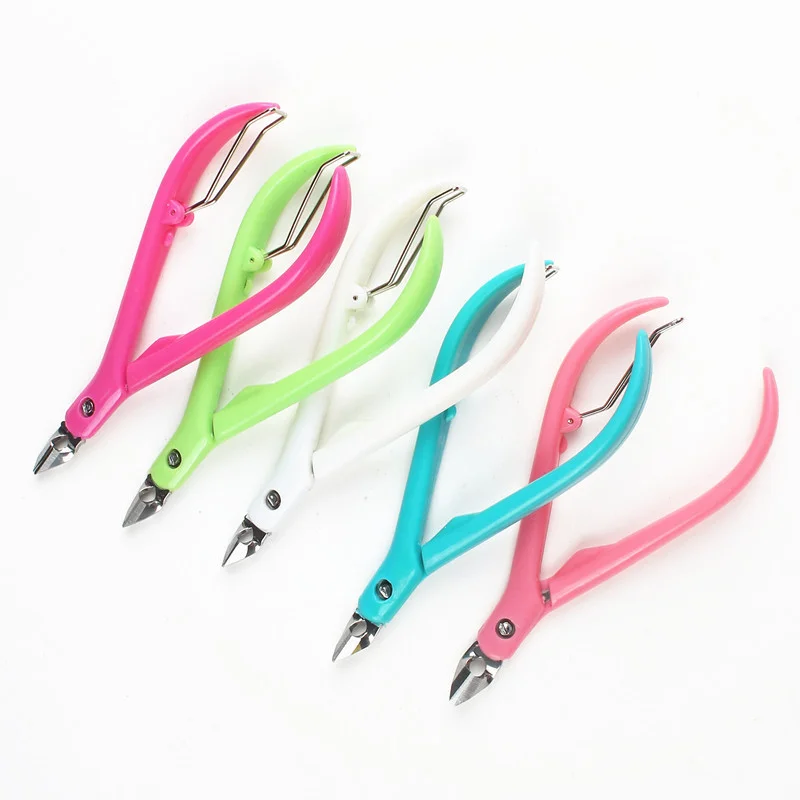 

ABS Handle Nail Clippers Toenail Cutters Nail Art Cuticle Nipper Clipper Anti-Splash Ingrown Paronychia Pedicure Manicure Tools