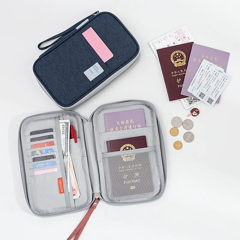 

Travel Card Holder Passport Package Credit Card ID Holders Wallets Storage Bag Oxford Wallet Men Women Clutch Cardholder Bag