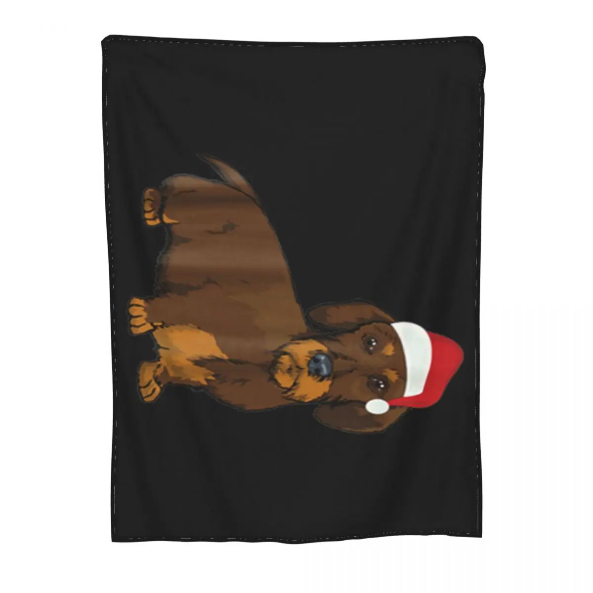 Красивая рождественская пижама с собакой таксы рождественские подарки вечерние