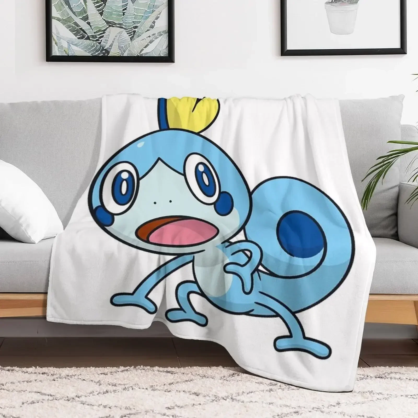 Dalambble Drizzilé Inteleón Chibi art Плед Кемпинг Ретро Одеяла