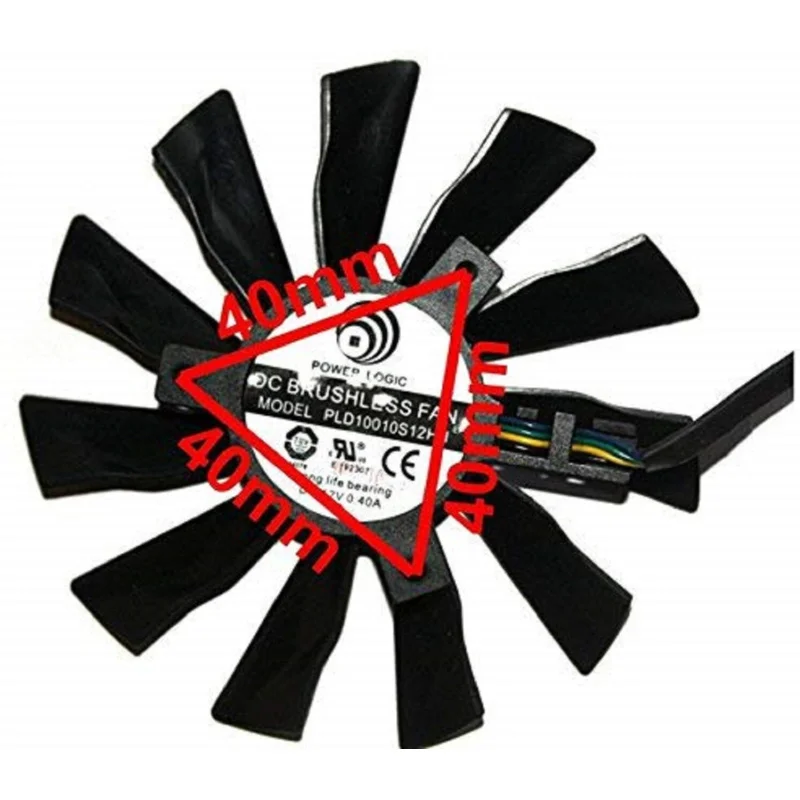 95 мм для видеокарты MSI R9 290X 290 280X 270X Twin Frozr с двойным вентилятором 4 контакта PLD10010B12HH