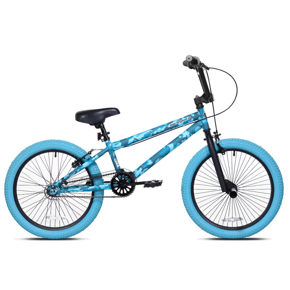 

Kent Bicycle 20-inch Incognito Girl's BMX Child Bike, Turquoise Blue Camouflage bike mountain bike