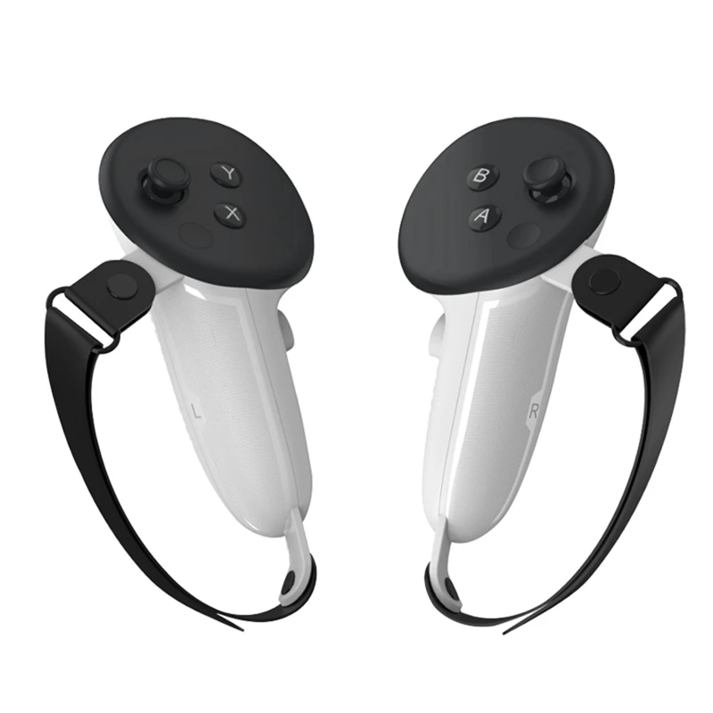 Non-Slip Replacement Cover For Quest Grip VR Meta 3 Battery With Hand Strap Accessory