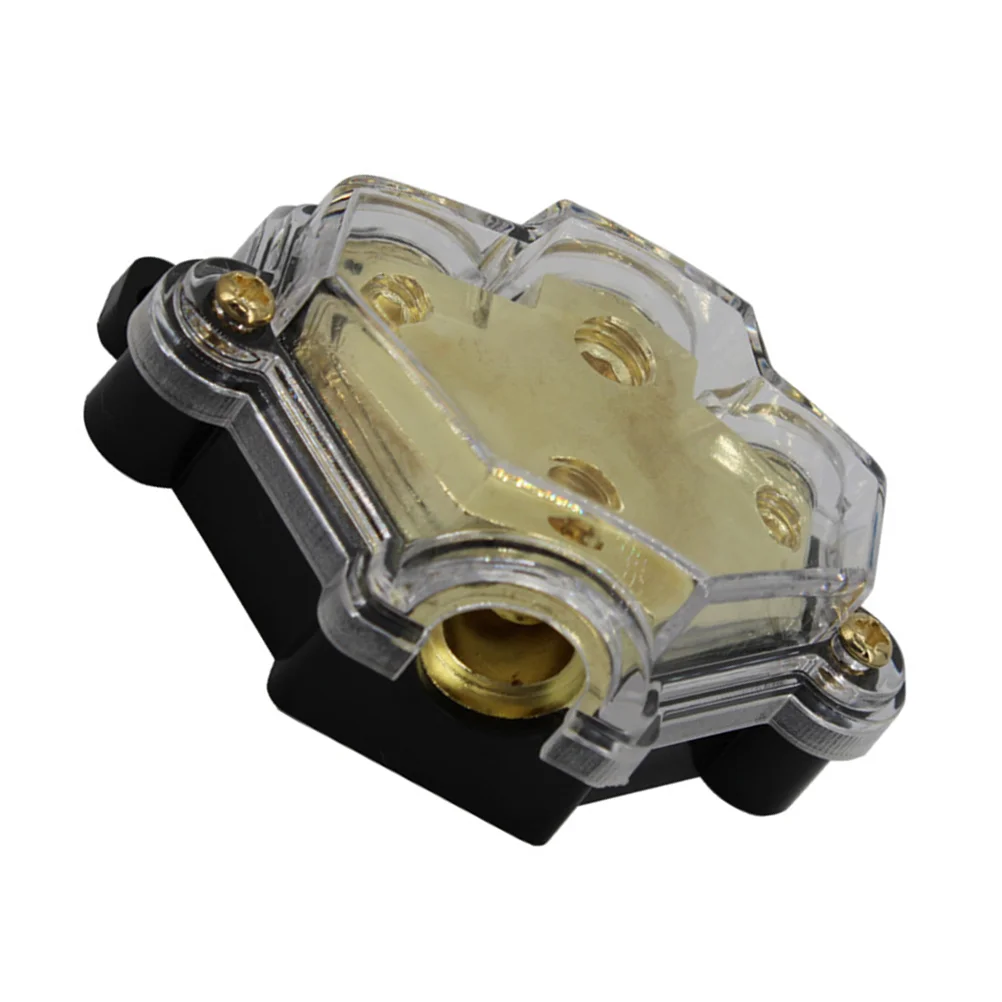 

1pc Sturdy Portable Ground Distributor Block Car Splitter Box Amp Splitter