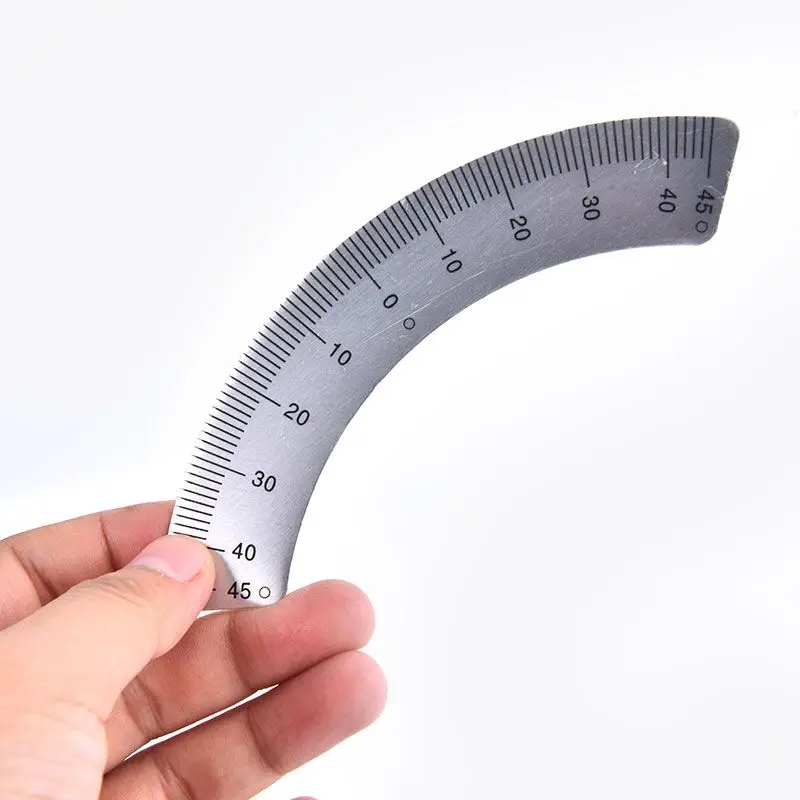 

Protractor Milling Machine Part Angle Plate Scale Ruler 45 Degree Angle Arc Measuring Gauging Tool