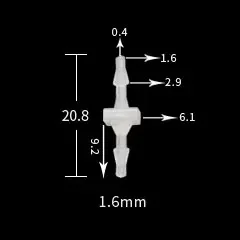 

Пластиковые шланговые соединители Pagoda 10 шт.