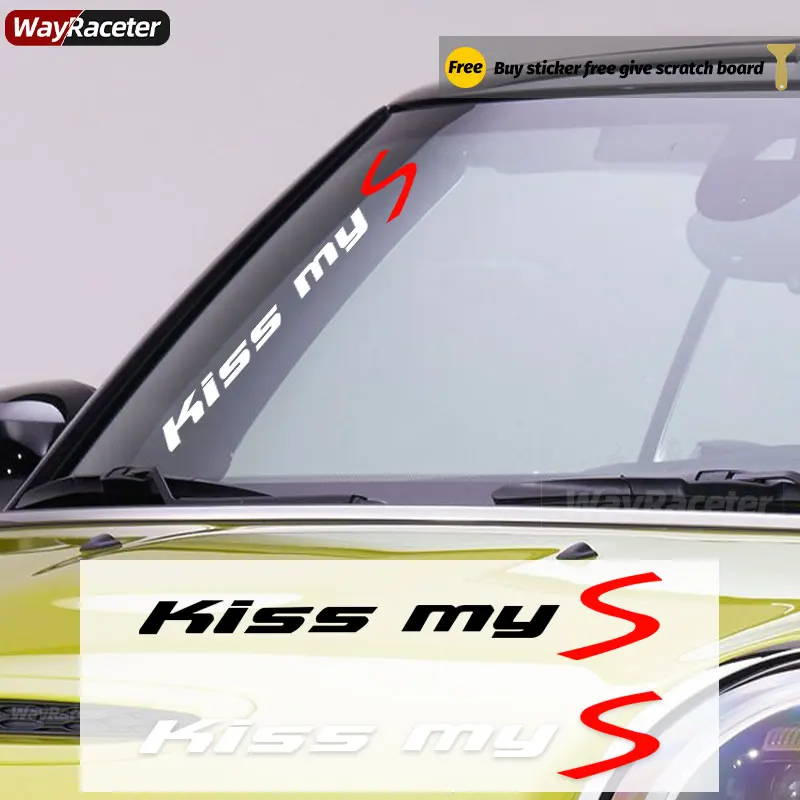 

Наклейка на боковое стекло автомобиля Kiss My S Styling для MINI Cooper R50 R52 R53 R55 R56 R57 R58 R59 R60 R61 F54 F55 F56 F57 F60