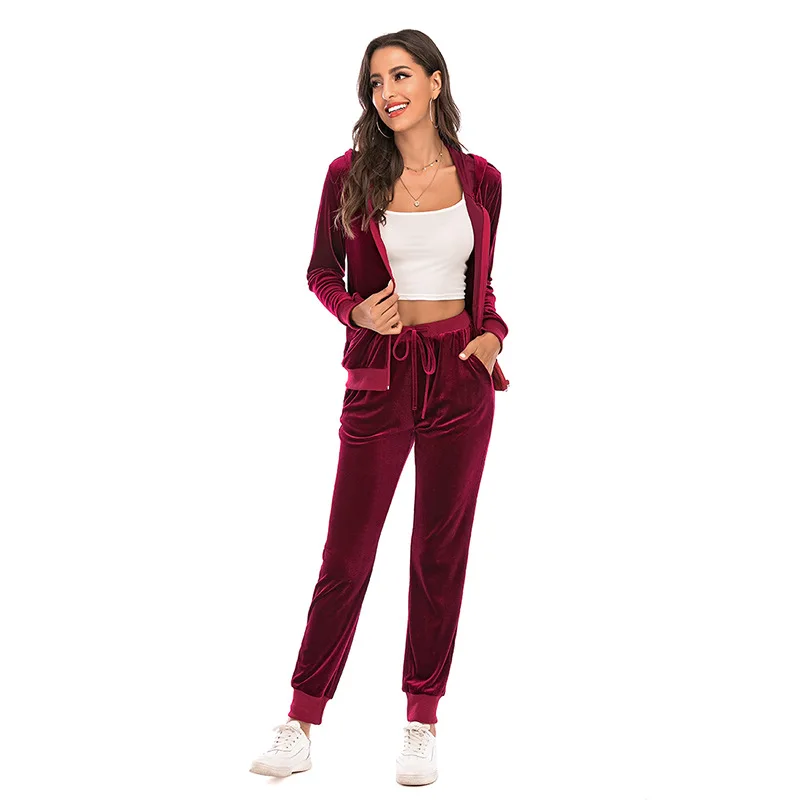

2022 Autumn Winter New Suit Women's Leisure Sports Leisure Matching Sets Fashion Sweater Sports Two Piece Set