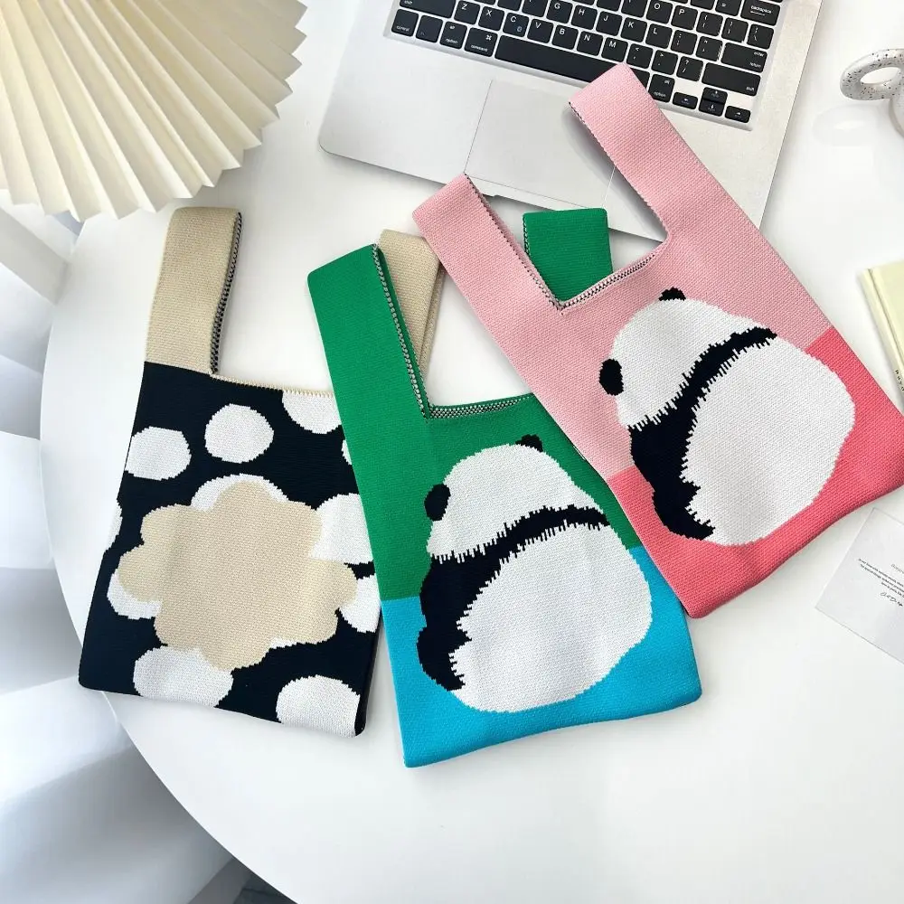 

Женская сумка-тоут ручной работы в виде панды