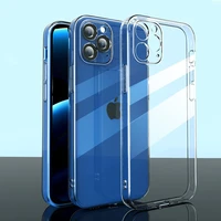 luxury transparent silicone shockproof phone case for iphone 11 12 pro max mini x xs xr 7 8 plus se 2 2020 ultra thin soft cover