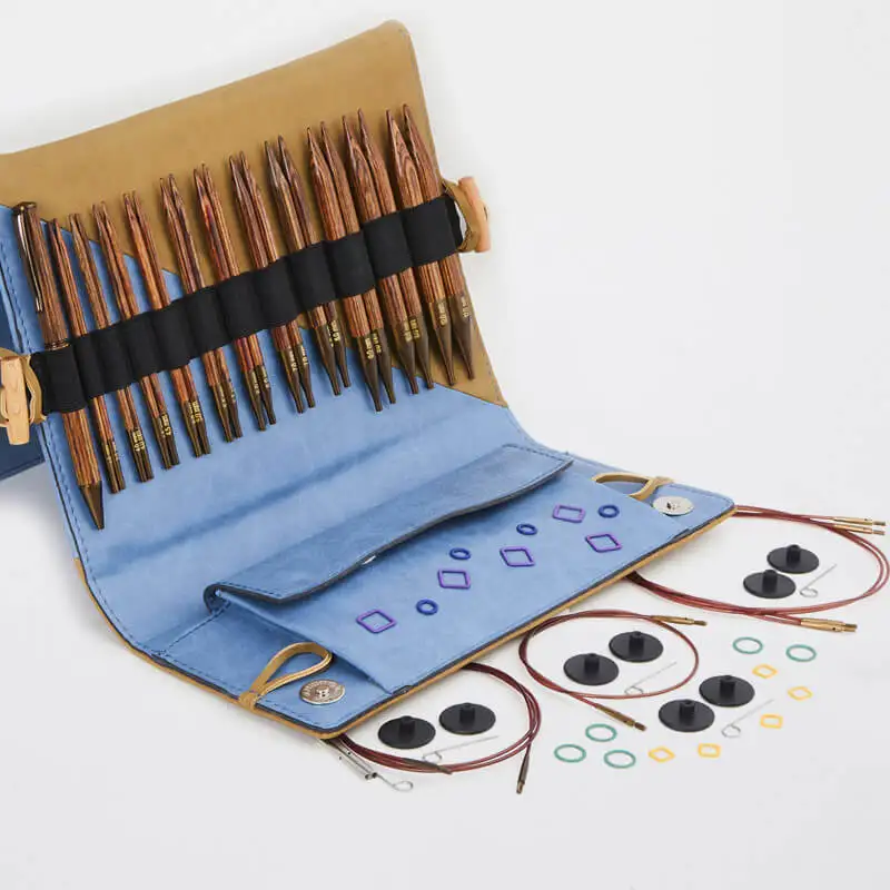 

Knitpro Ginger Interchangeable Circular Needles Set (11 sizes – 2 needle tips in each size)