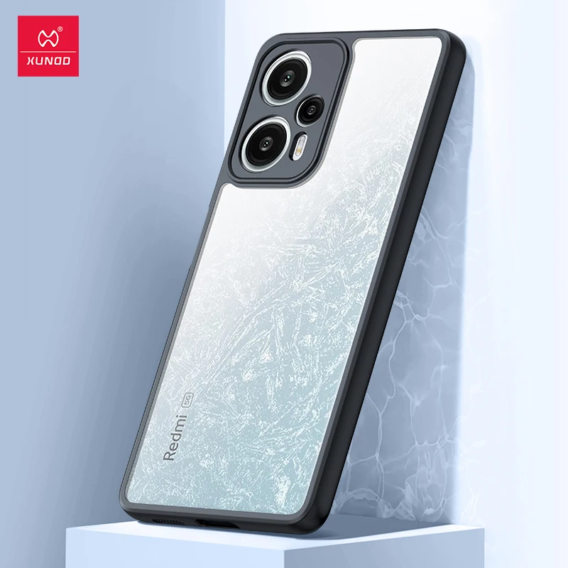 

Xundd Case For Redmi Note 12 Turbo Magnetic Holder Case,Aribags Shockproof Shell,Camera Protection Back Transparent Phone Cover