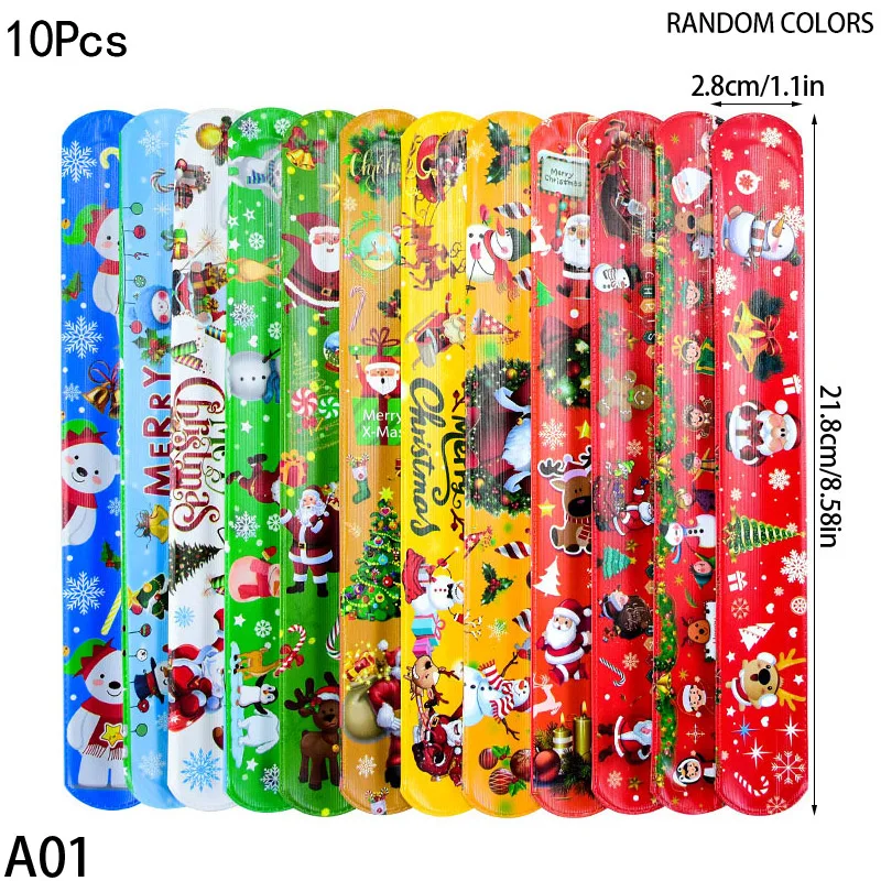 

Рождественские браслеты ZQCXLD, набор из 10 штук