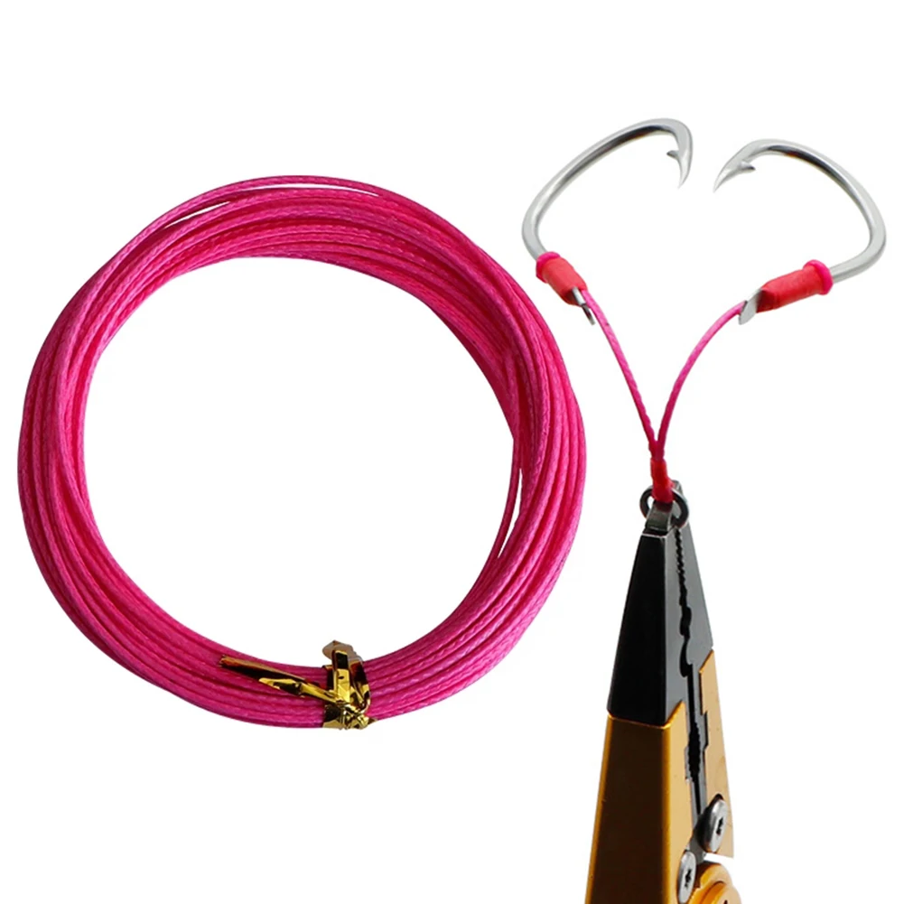 

5/66/90LB 6m/5m Fishing Assist Line Slow PE Braided Hollow Core Hooks Binding Rope Slow Swing Hook Special Line PE Iron Plate