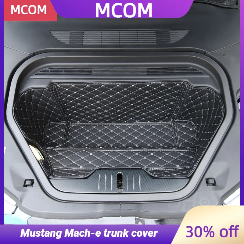 MCOM 1pcs Ford Mustang Mach-E Front Trunk Anti-Fouling Mat 2021 2022 Car Interior Accessories Protective Cover Mat