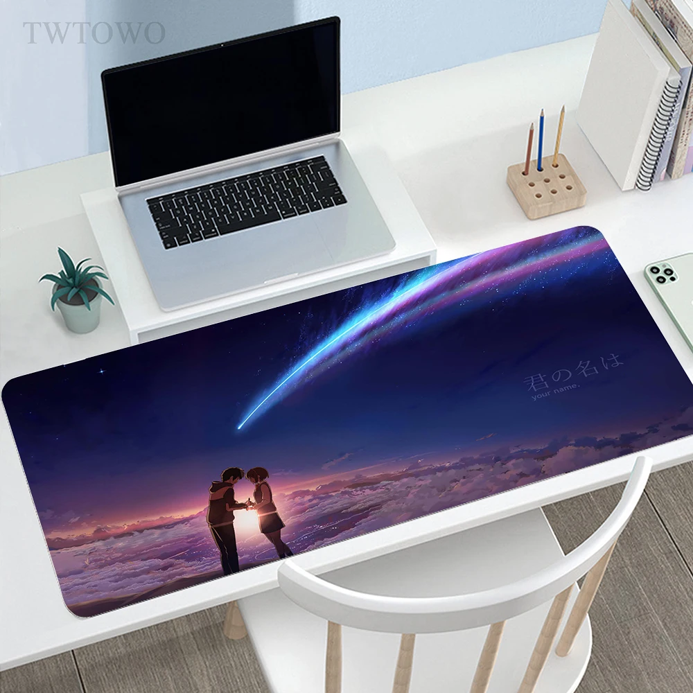 

Your Name Anime Mousepad Gaming New Computer Desk Mats MousePads keyboard pad Laptop Natural Rubber Gamer Anti-slip Mouse Mat