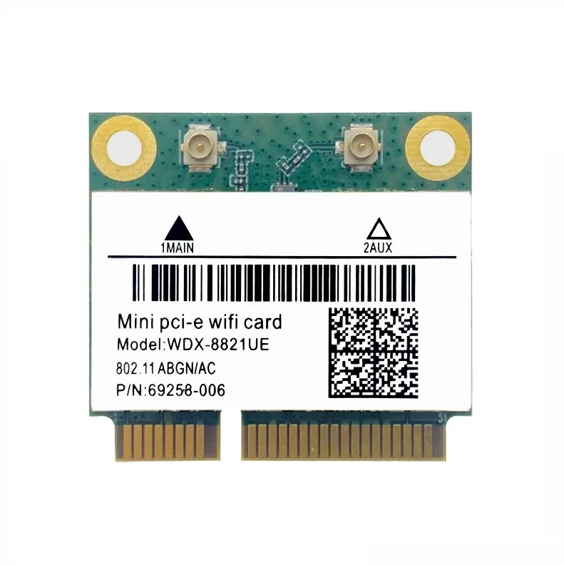 Фото Модуль Wi-Fi Mini PCIe ZZ 2026 на чипе RTL8821CE, серия RTL8821, двухчастотный, 433 Мбит/с, Bluetooth 4.2, запасная часть для ноутбука №1