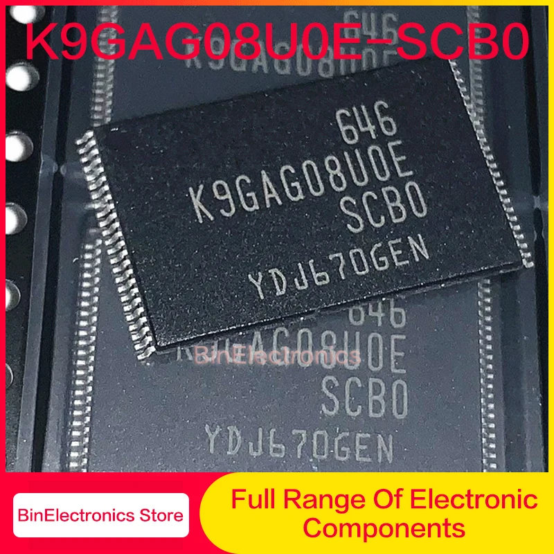 

5Pcs K9GAG08UOE-SCBO K9GAG08UOE K9GAG08U0E-SCB0 Flash Chip TSOP48 Memory IC New original chip