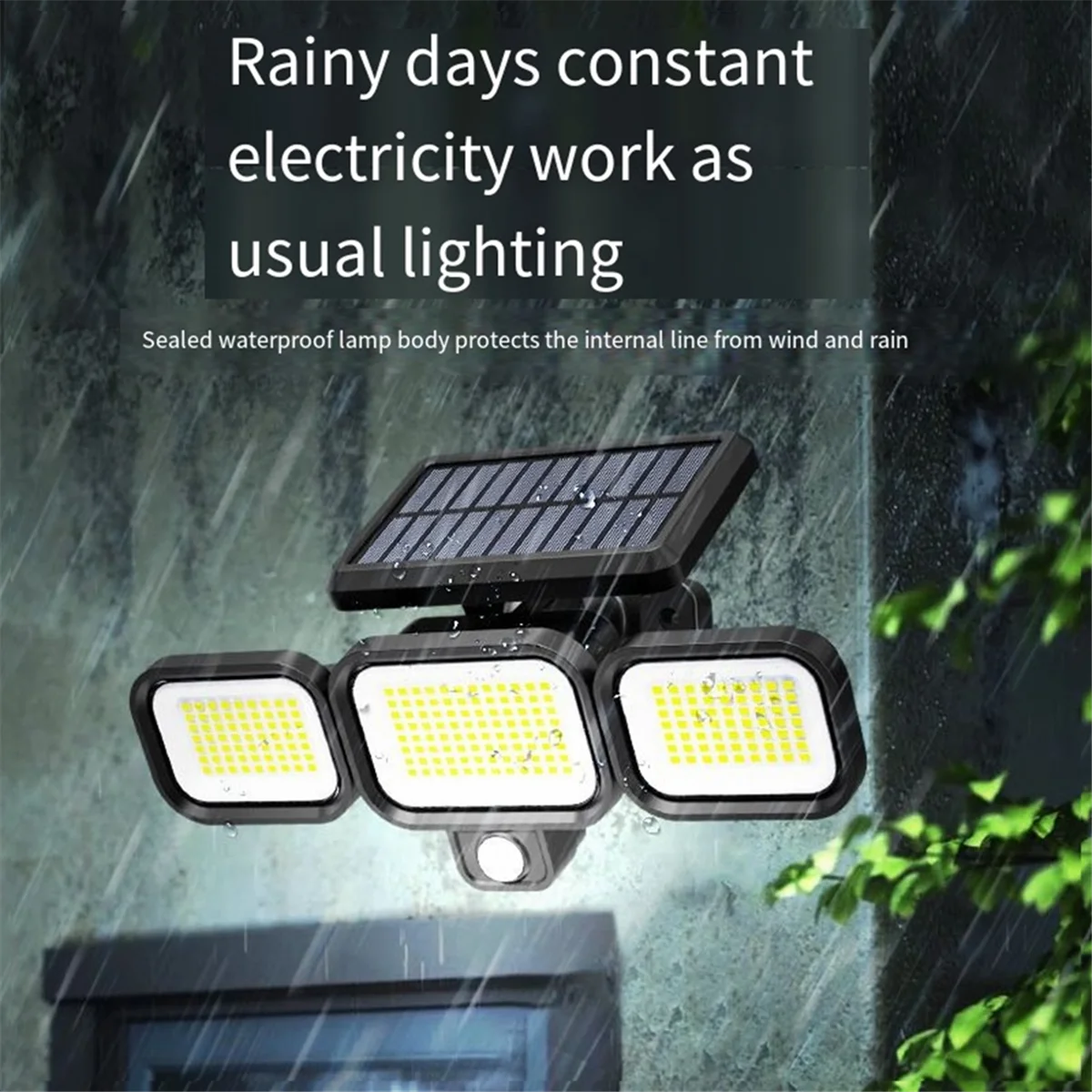 Солнечный свет 222LED Solar InductionOutdoor Light Водонепроницаемые охранные фонари на