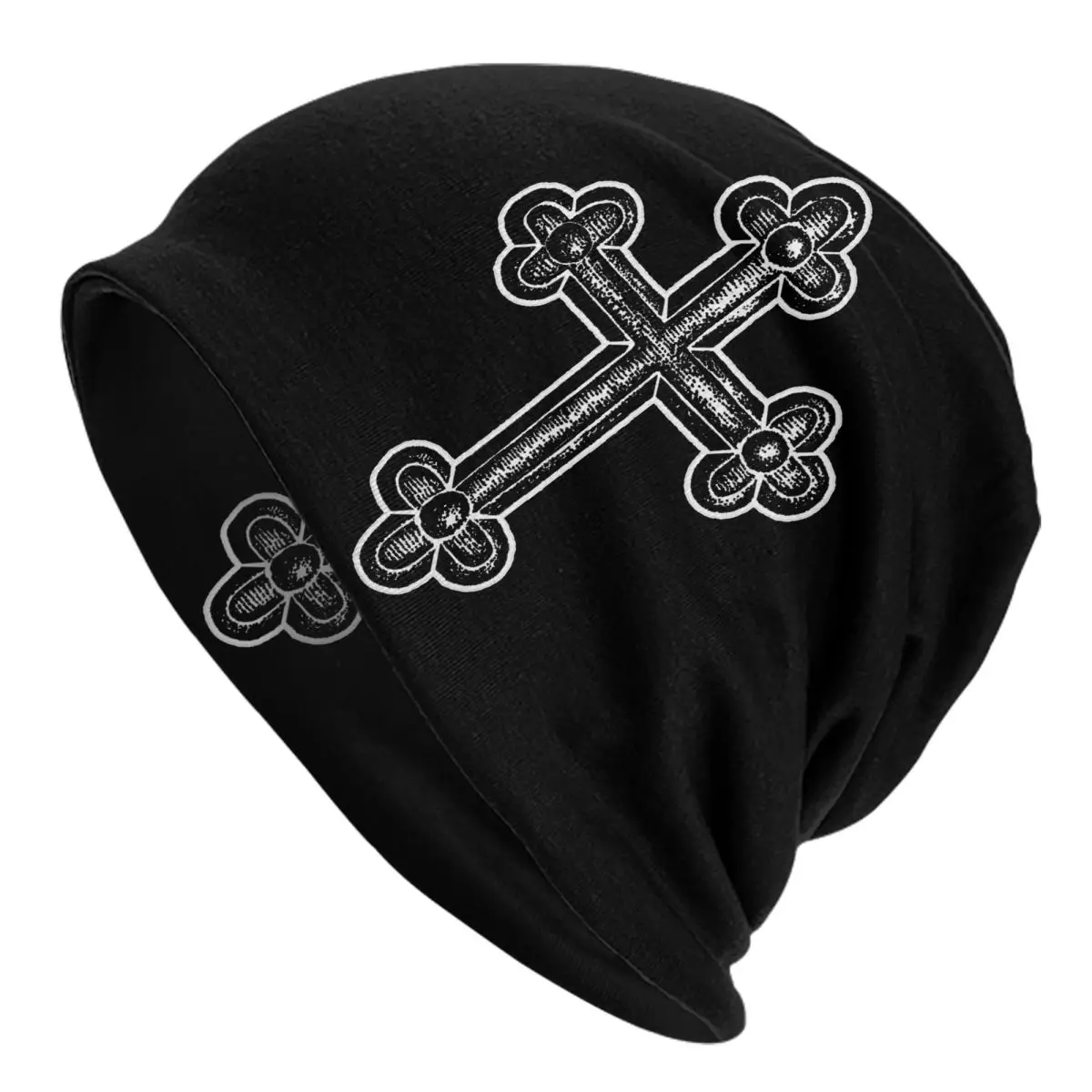 

Bonnet Hat for Men And Women King Kroach Baphomet Print Knitted Beanies Soft Turban Hat Hip Hop Beanie