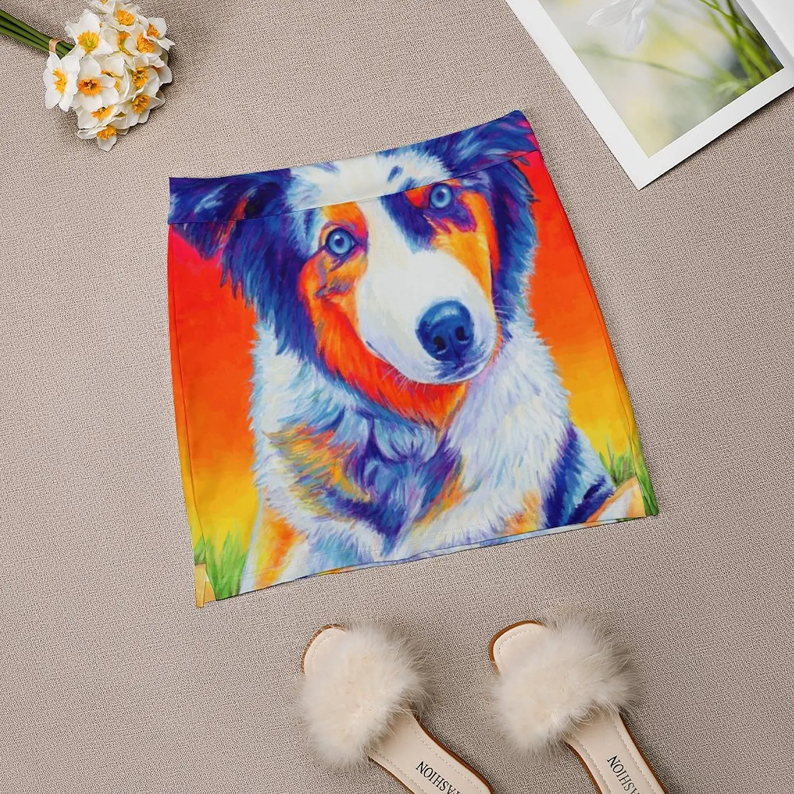 Lexi The Blue Merle юбки для щенков австралийской овчарки женская мода 2022 брючная юбка