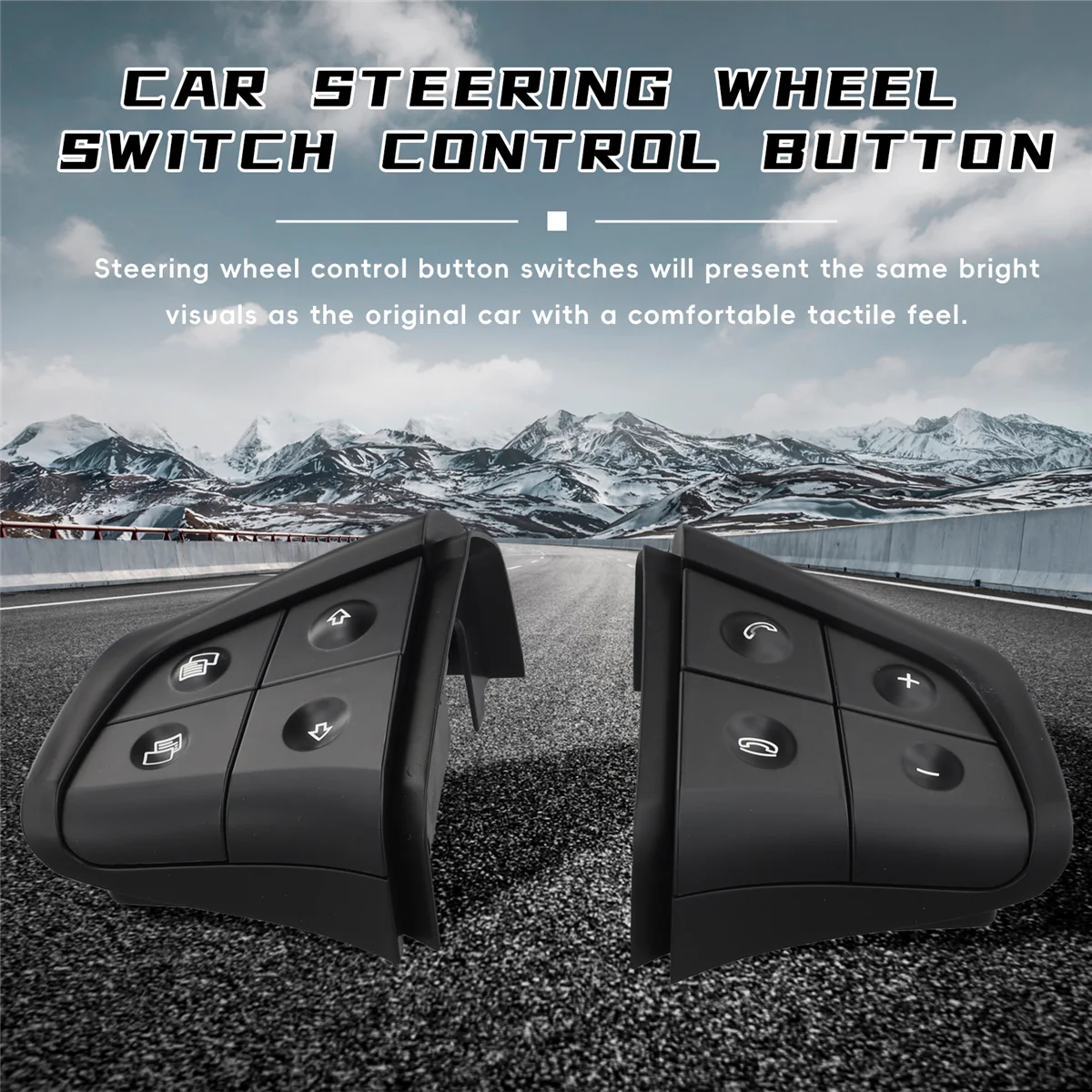 1 пара кнопки управления на рулевое колесо для Mercedes-Benz W164 W245 W251 GL350 ML350 R280 B180 B200 B300