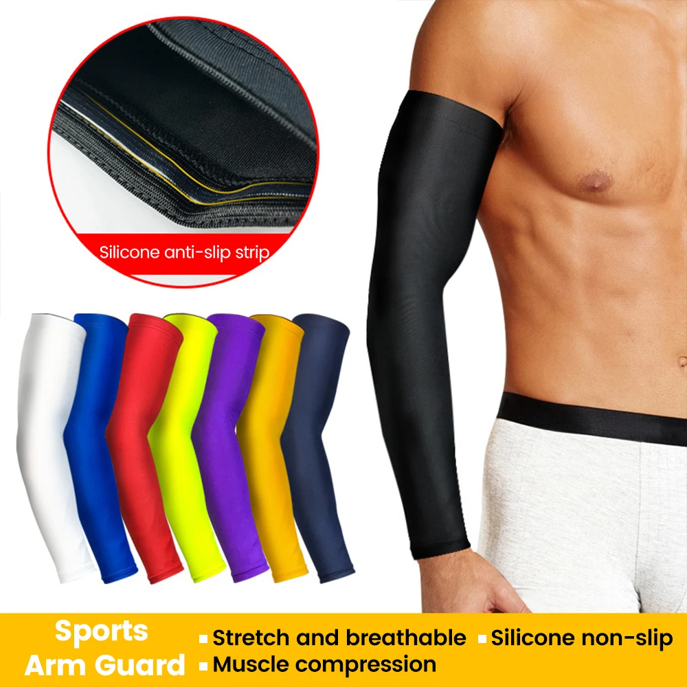 

Sports Compression Elbow Brace Support Football Basketball Arm Sleeve Armguards Quick DryCycling fishing Running Pad Crossfit