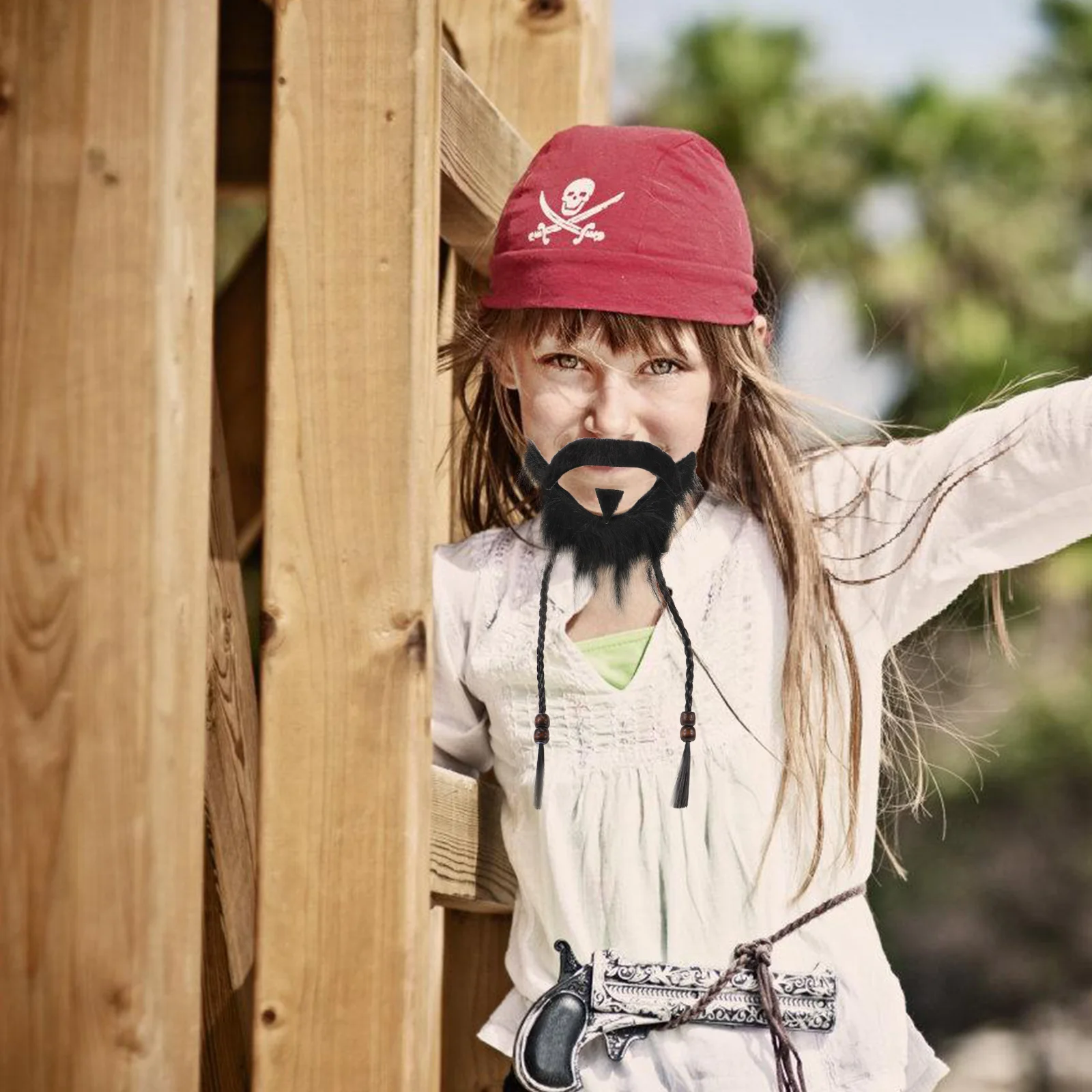 Пиратская накладная борода накладные усы для косплея забавный комплект