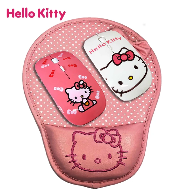 Мышь Компьютерная Hello Kitty беспроводная 2 4 ГГц 1600DPI USB |