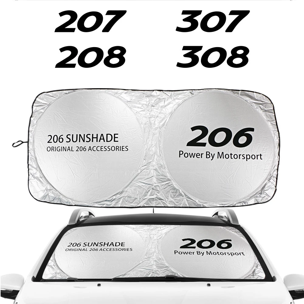 Солнцезащитный козырек для лобового стекла автомобиля Peugeot 206 107 207 108 208 306 307