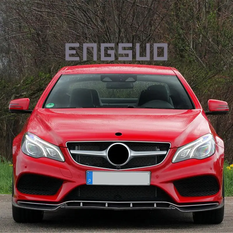 Сплиттер для переднего бампера Mercedes Benz E Class Coupe C207 спойлер тюнинга E200 E260 E63 2 двери