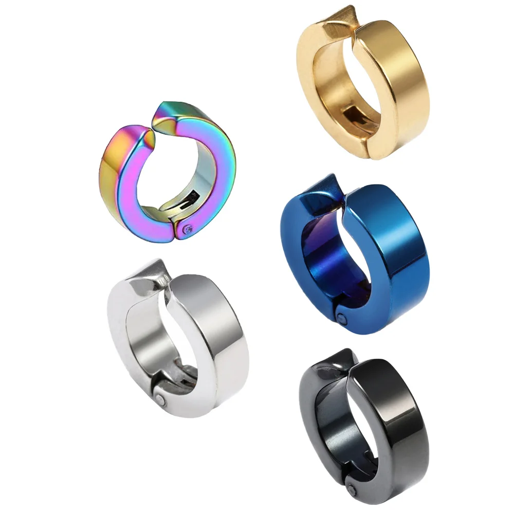

5pcs Punk Style Stylish Earring Ornament Man (Assorted Color)