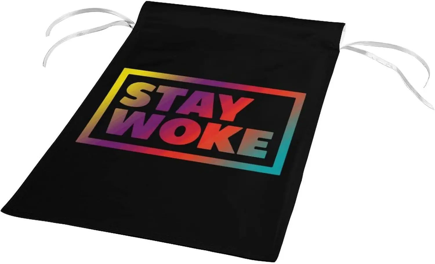 Забавные садовые флаги Stay Woke двухсторонний флаг приветствия двор фермерский дом