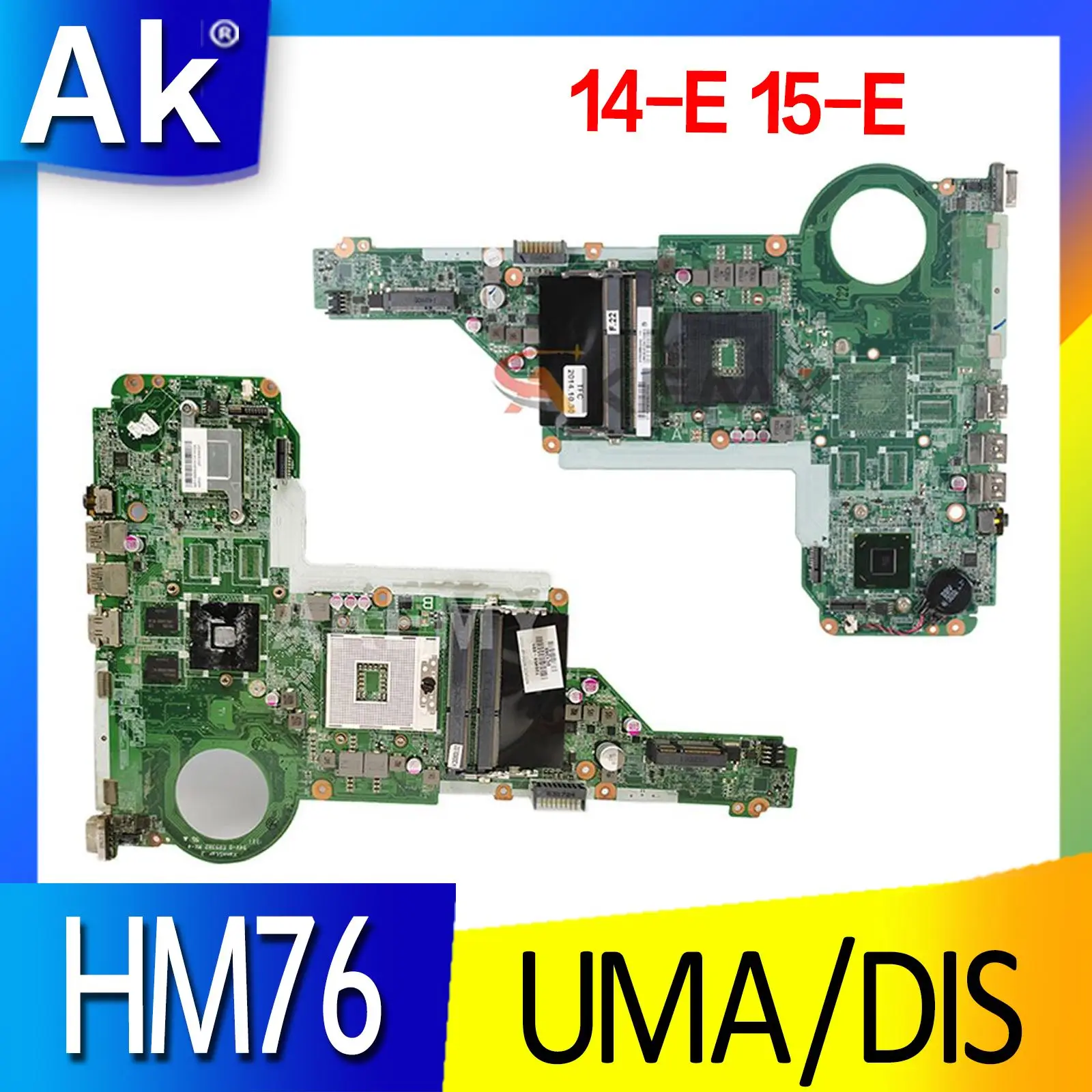 

Материнская плата DA0R62MB6E0 DA0R62MB6E1 для ноутбука HP 14-E 15-E 17-E HM76, материнская плата 713257-001 713257-501 720459-001 713258-001