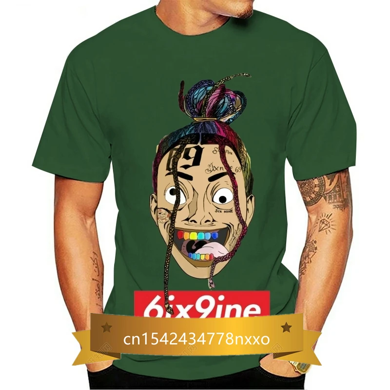 

Rare ! Tekashi69 6Ix9Ine Ghostemane Rapper Rap Hip Hop All Size T Shirt Slim Fit Tee Shirt