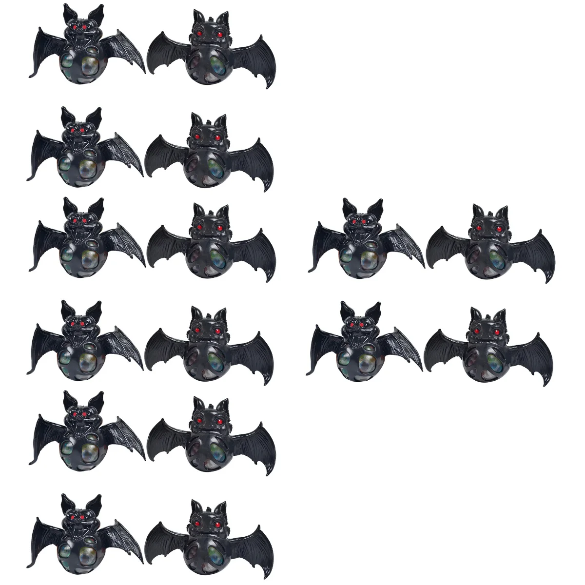

16 Pcs Portable Pressure Toys Bat Shaped Anxiety Toys Interesting Decompression Toys (Random Style)