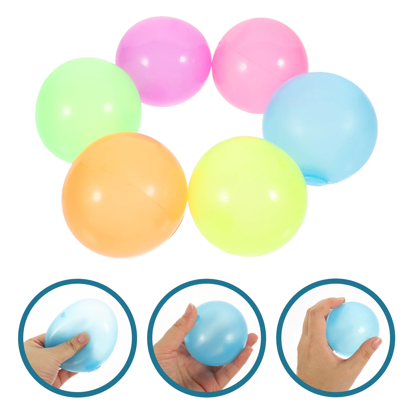 

Sticky Ceiling Stress Glowing The Toys Glow Kids Stick That Wall Throwing Dark Sensory Decompression Funny Toy Relief Relaxable
