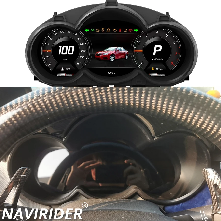 

Цифровая приборная панель ЖК-дисплея для Chevrolet Cruze Lacetti Classic Lacett 2009-2014, кластер приборной панели, кабина, спидометр Carplay