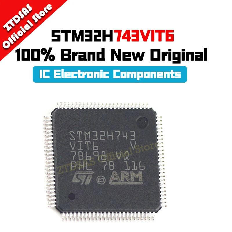 New Original STM32H743VIT6 STM32H743VI STM32H743 STM STM32 STM32H IC MCU LQFP-64 Chipset