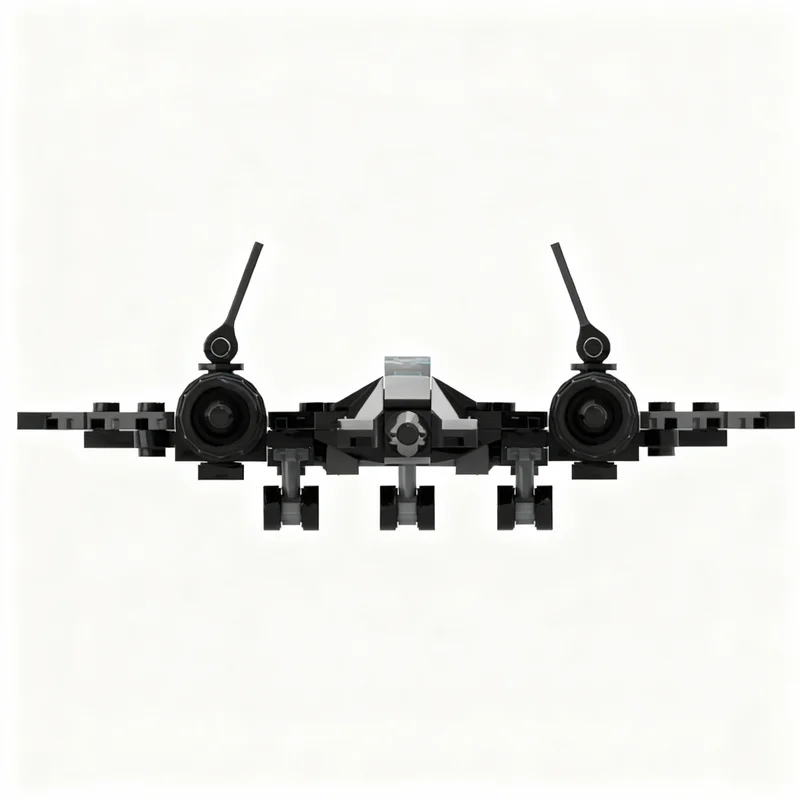 Фото Набор строительных блоков MOC Maestro S SR 71 Blackbird, 198 деталей, модель для сборки, конструктор, рождественский подарок, творческая идея, развивающая игрушка №2
