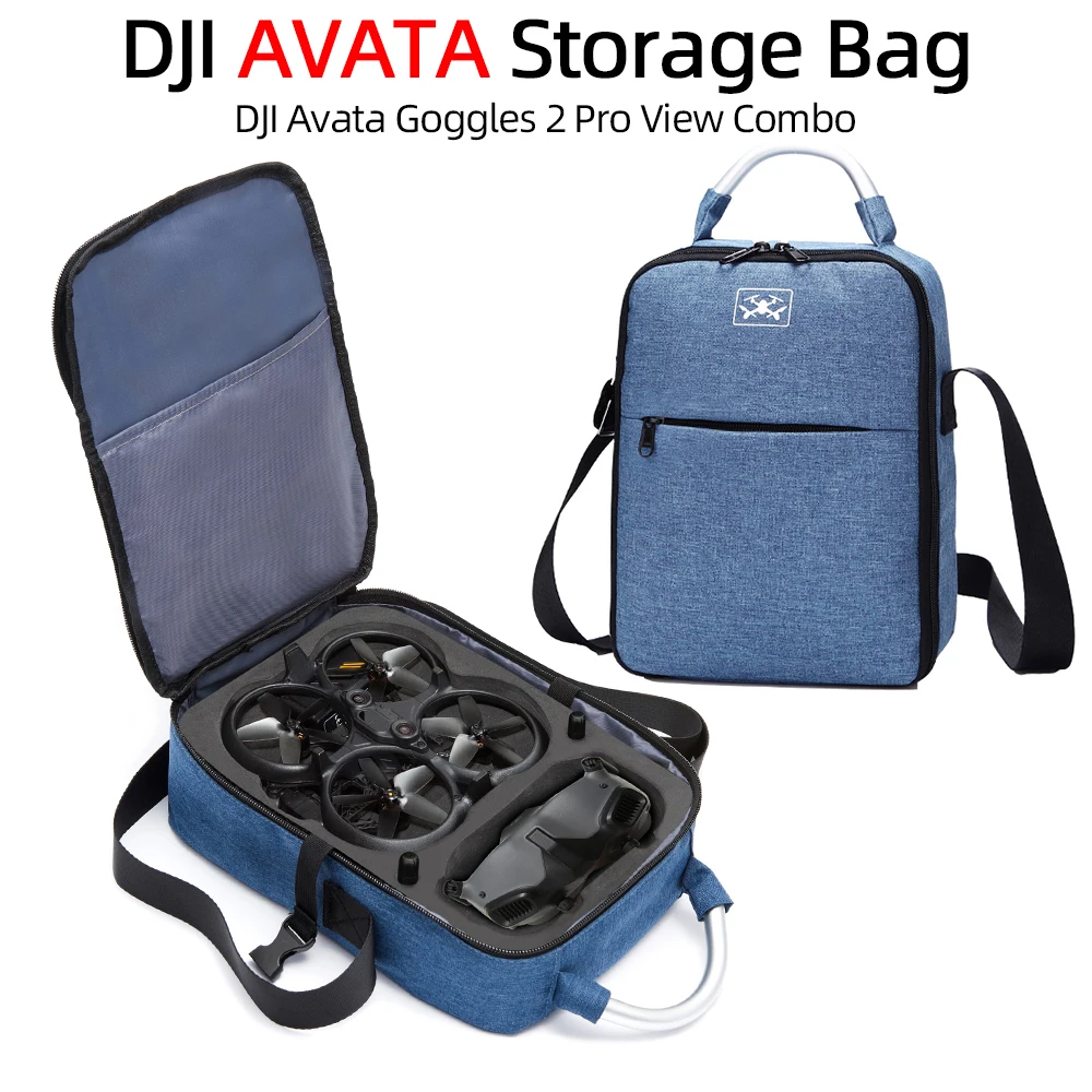 

Сумка для хранения на плечо для DJI Avata комбинированный переносной чехол портативная дорожная Защитная сумка для DJI Goggles 2 Аксессуары для конт...
