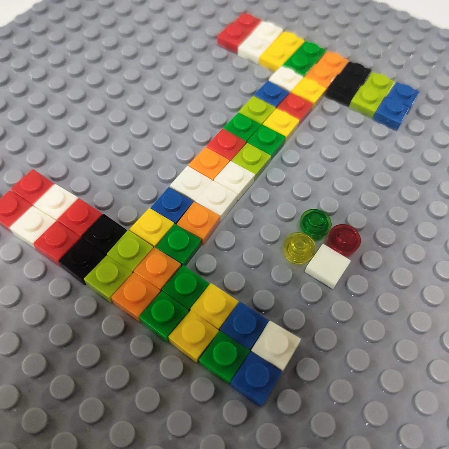 250 шт. 3024 тонкая пластина 1x1 точка MOC сборные частицы DIY строительные блоки 1*1