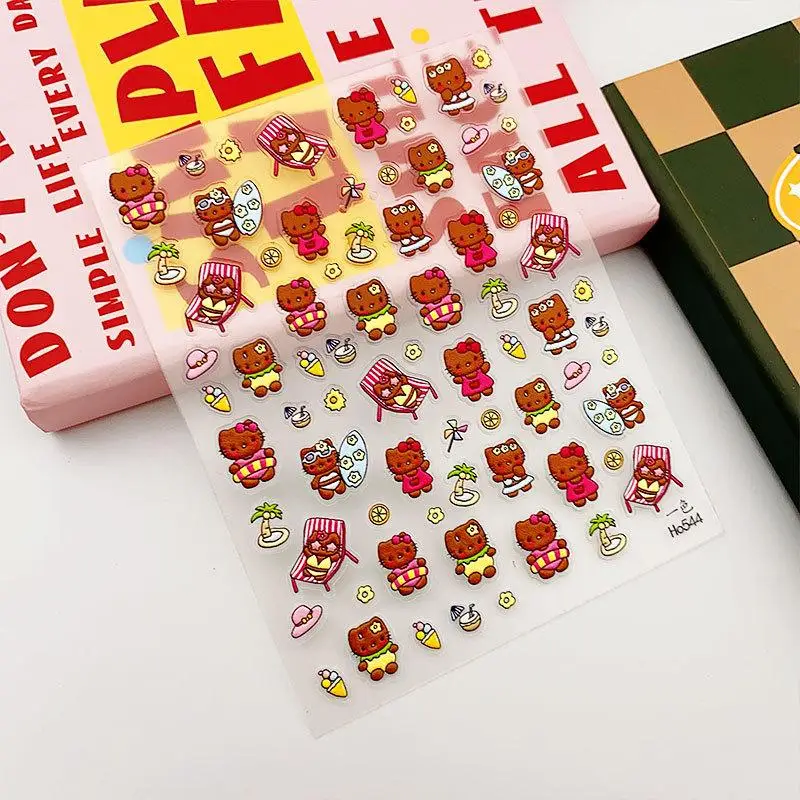 1 шт. новые милые наклейки для ногтей