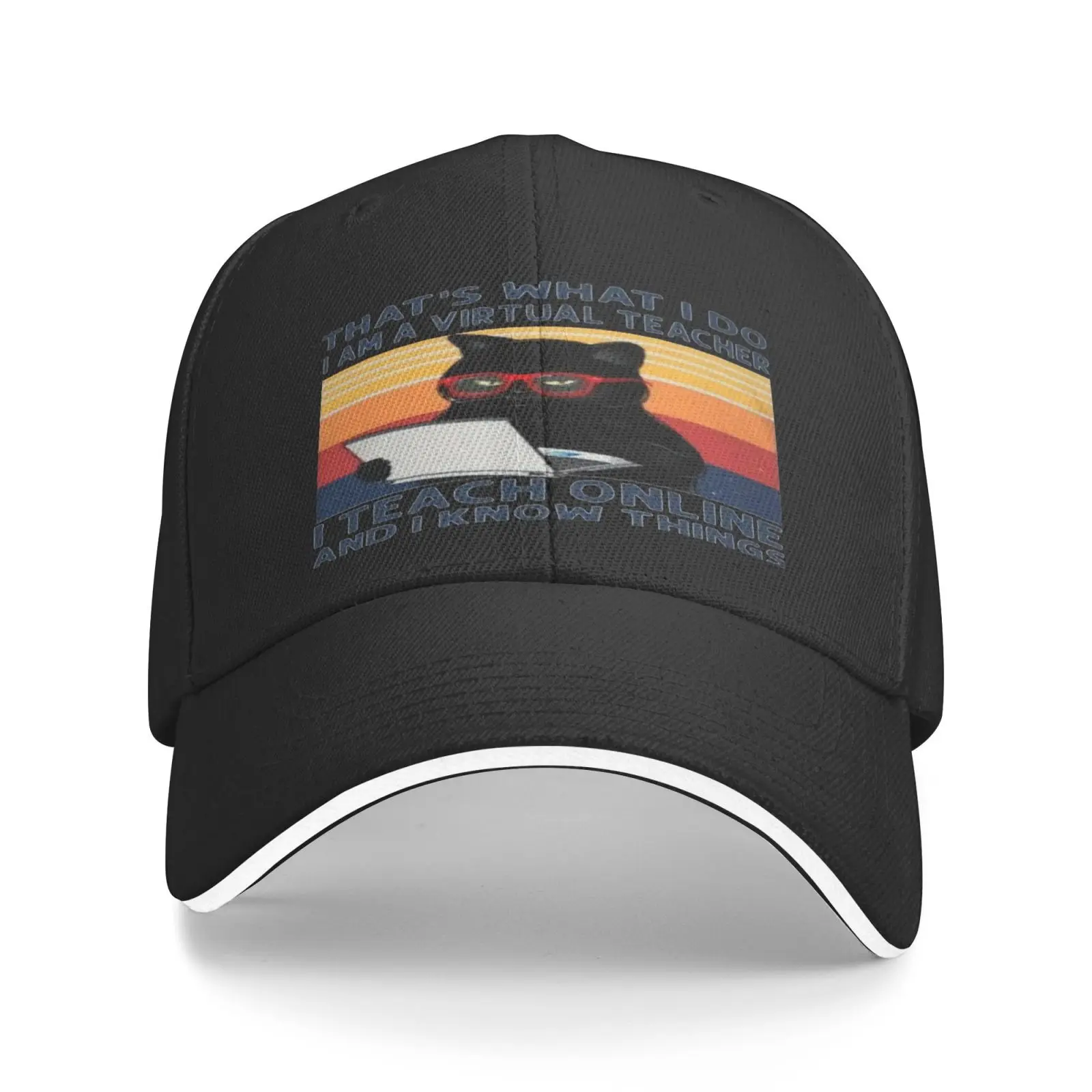 

Шапка-берет с надписью «What I Do I» для мужчин и женщин