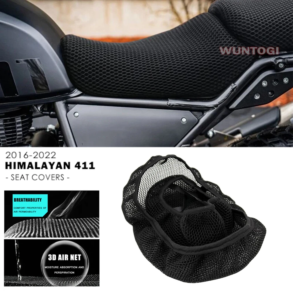 

Мотоциклетные аксессуары, чехол на сиденье, дышащая нейлоновая ткань, седло для Royal Enfield, гималайский 411, гималайский 2016-2022