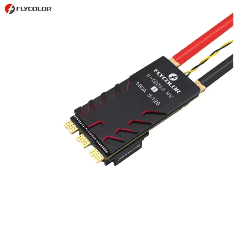 Фото FLYCOLOR X-CROSS HV 3 RC ESC 60A/80A/120A/160A 5-12S BLHeli-32 64МГц 32-битные бесщеточные регуляторы скорости для FPV-дронов и радиоуправляемых гоночных квадрокоптеров №5